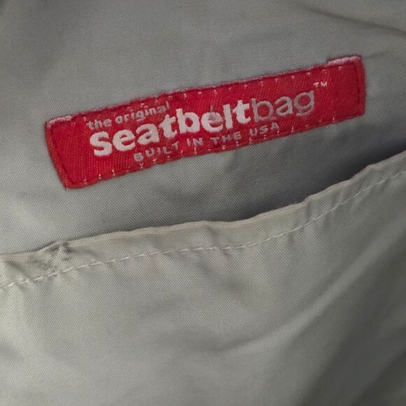 The Original Seatbelt Bag Gray Tote Double Handle Bag - Picture 12 of 13